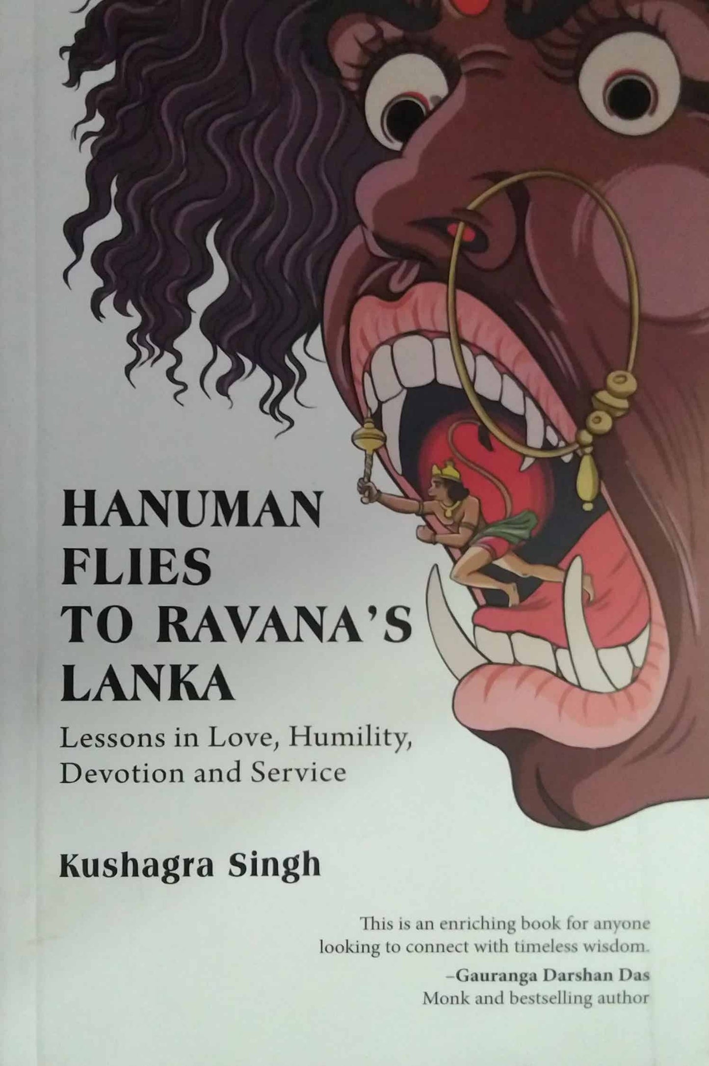 Hanuman flies to ravanas lanka by singh kushagra