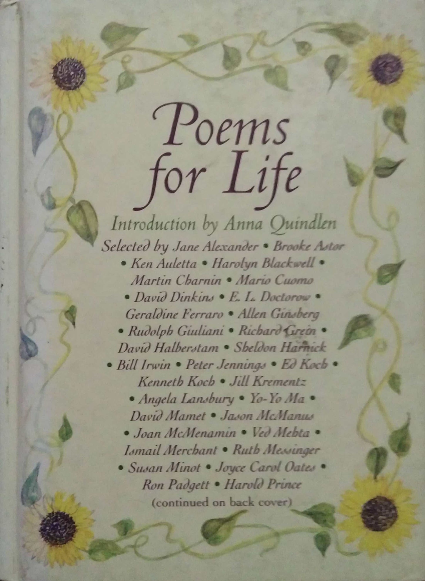 POEMS FOR LIFE by N/A