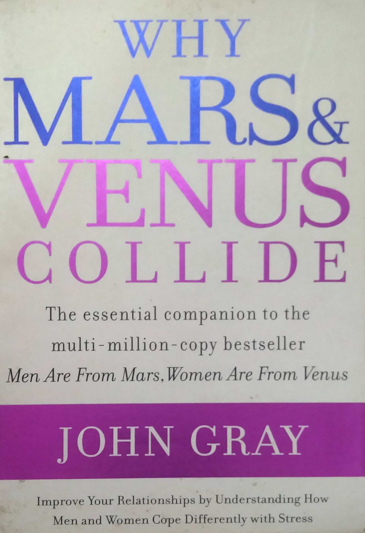 WHY MARS & VENUS COLLIDS by Johan Gray