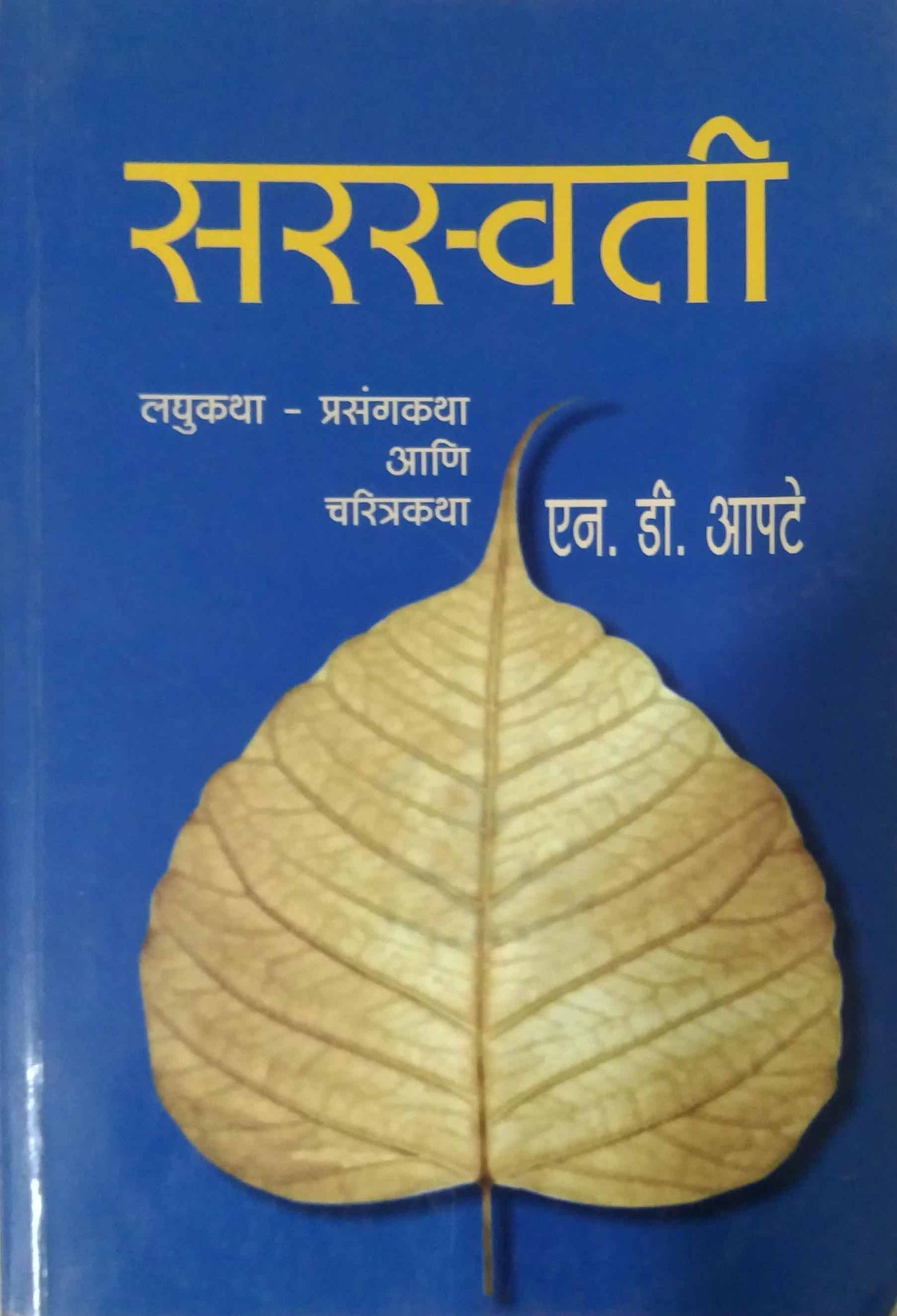 Saraswati By Apte N D