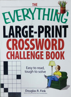 The Everything Large Print Crossword Challengeook By Fink Douglas
