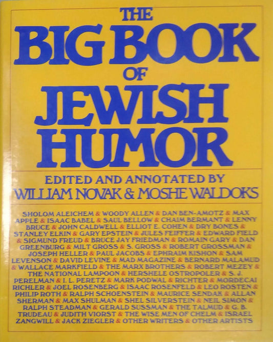 THE BIG BOOK OF JEWISH HUMOR  by NOVAK WILLIAM