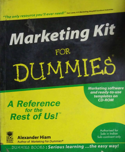 MARKETING KIT FOR DUMMIES by ALEXANDER HIAM