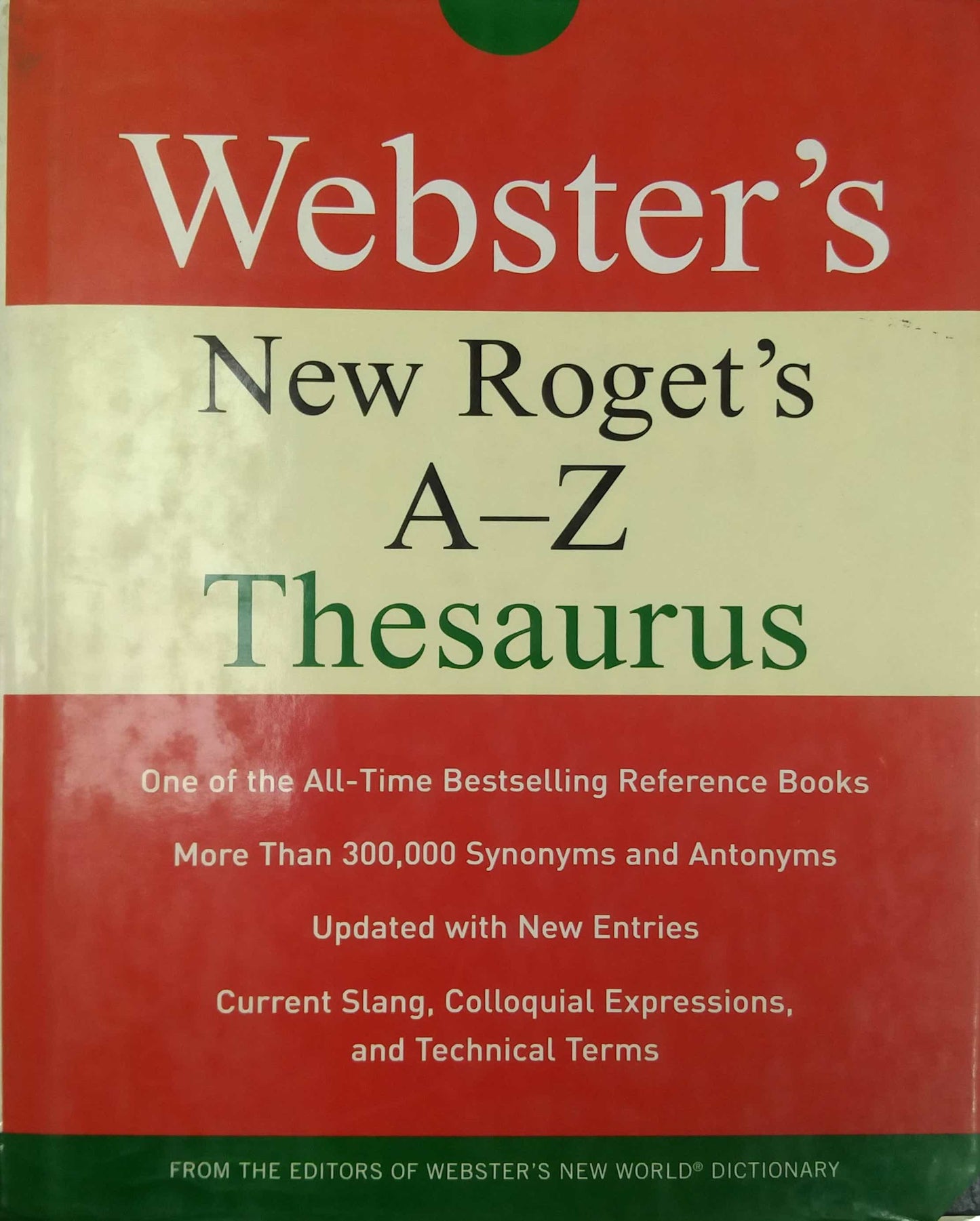 WEBSTERS NEW ROGETS A-Z THESAURUS by SAMPADIT